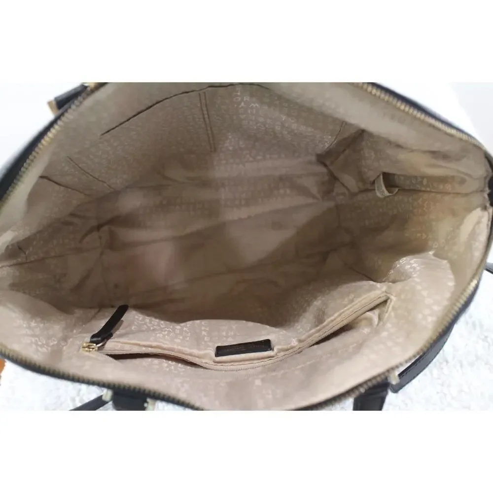 Kate Spade Parliament Square Exotic Savannah Satchel IN BLACK PURSE (p3000
